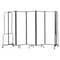National Public Seating NPS Room Divider, 6' Height, 5 Sections, Clear Acrylic Panels RDB6-5CA - alternate 5
